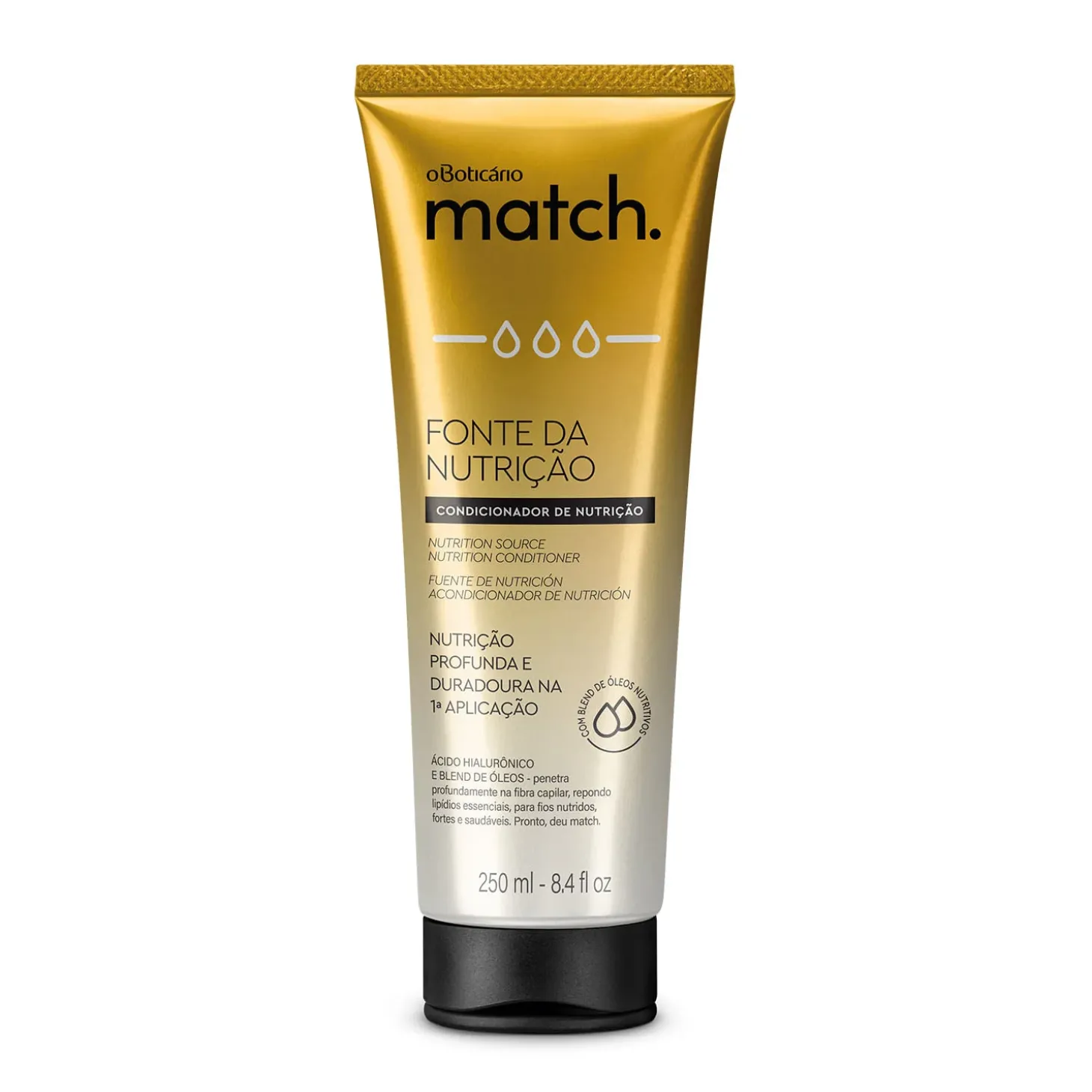 Acondicionador Fuente de Nutrición, 250 ml Match