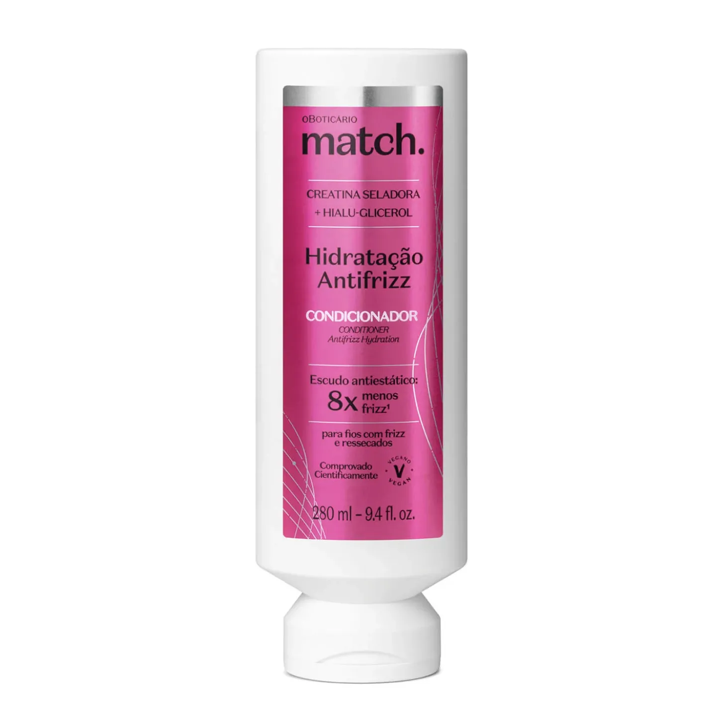 Acondicionador hidratación antifrizz 280ML Match