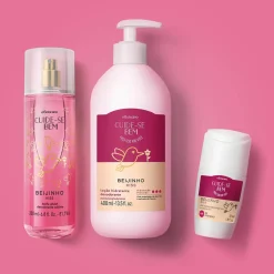 BODY SPLASH BEIJINHO 200ML +LOCION HIDRATANTE CORPORAL BEIJINHO 400ML+DESODORANTE ANTITRANSPIRANTE ROLL-ON BEIJINHO 55ML CBEM