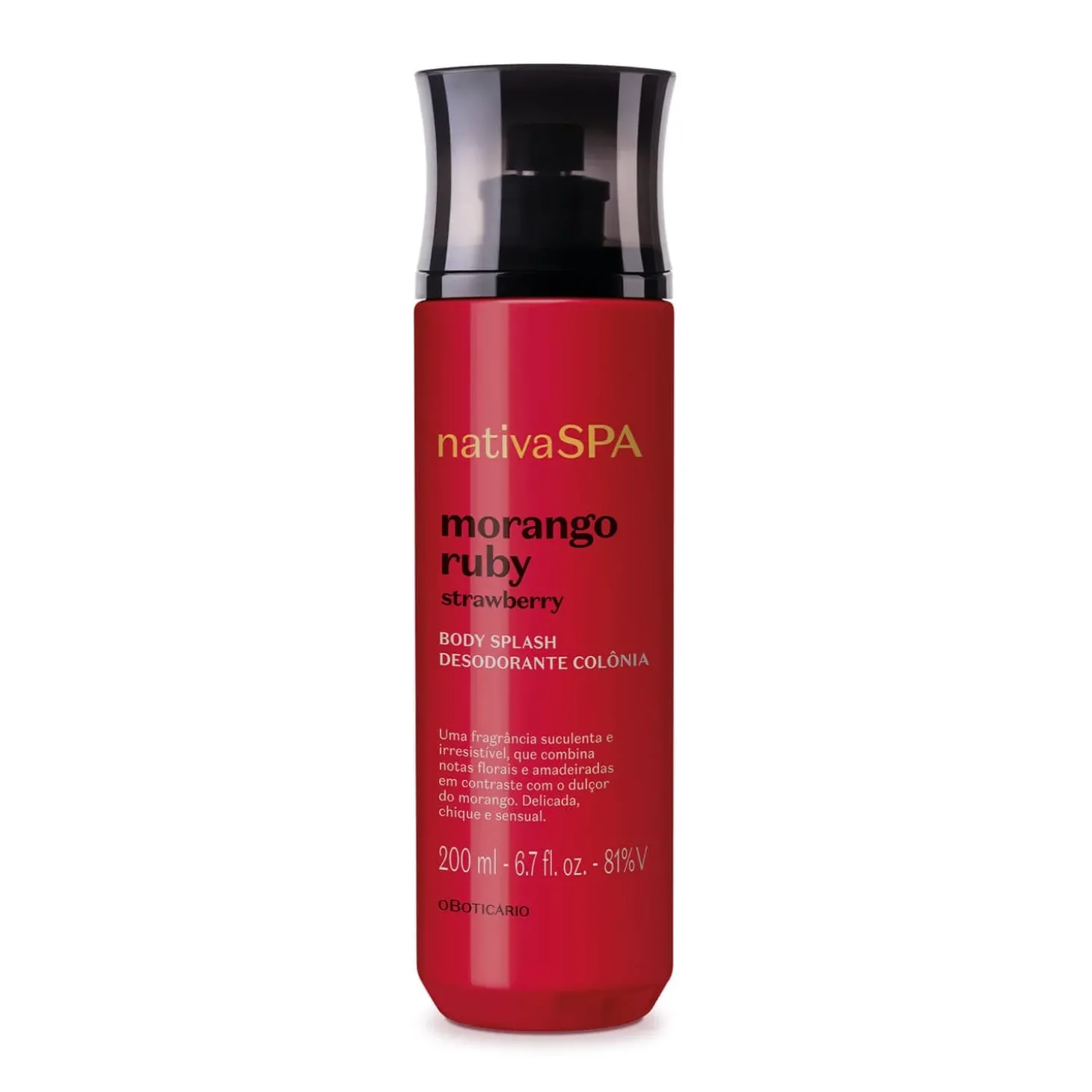BODY SPLASH DE FRESA 200ml NATIVA SPA