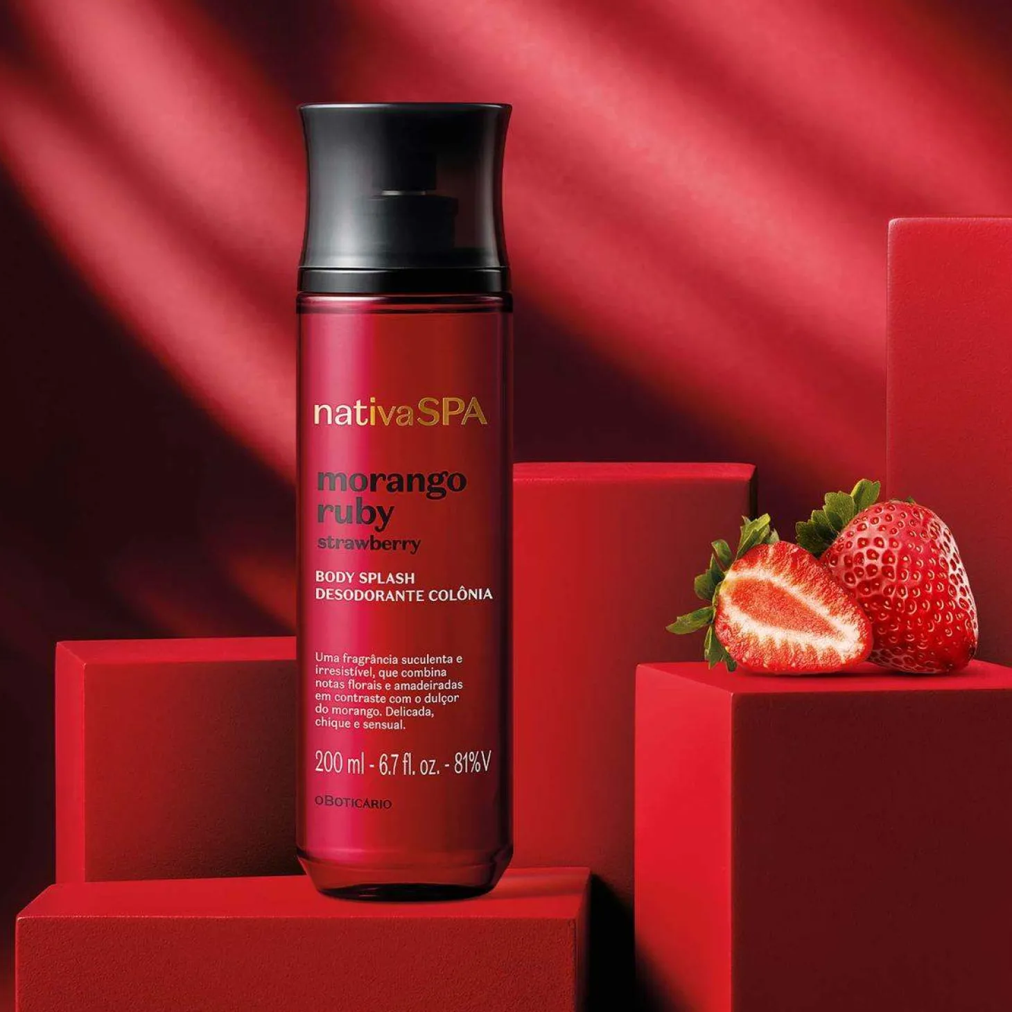 BODY SPLASH DE FRESA 200ml NATIVA SPA