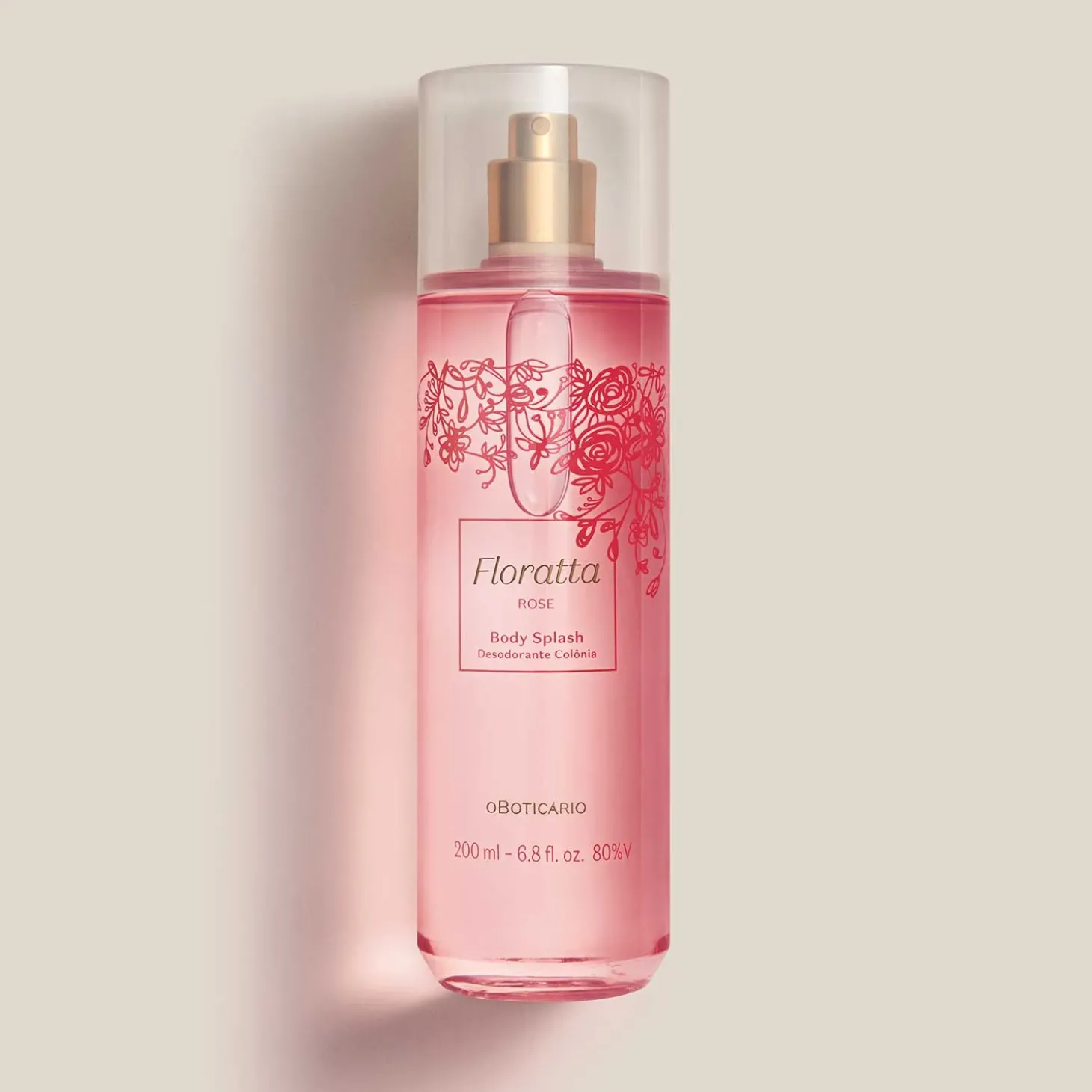 Body Splash Floratta Des Col Splsh Rose 200Ml