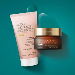 Combo Botik mascara facial nocturna + Gelatina de limpieza facial acido glicólico