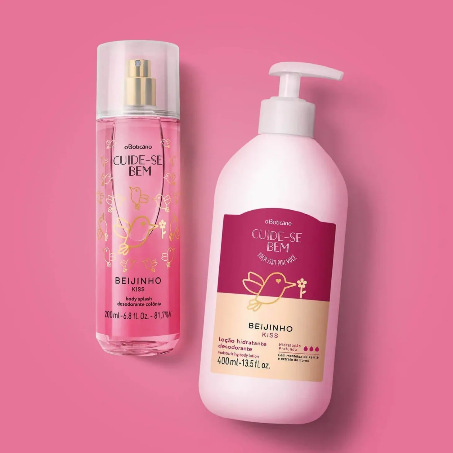 COMBO LOCION CORPORAL 400ML + BODY SPLASH 200ML BEIJINHO CBEM