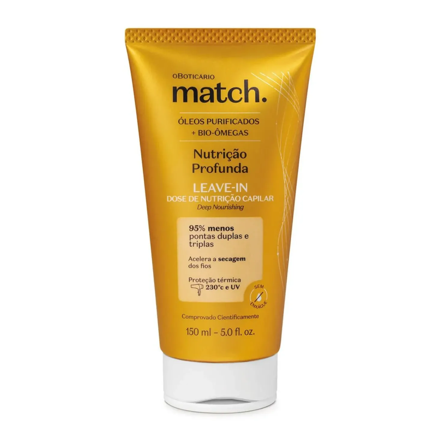 Crema para Peinar Cabellos Finos Fuente de Nutrición, 150 ml Match