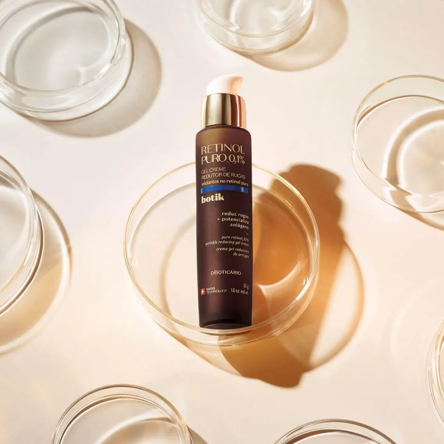 Gel Crema Reductora de Arrugas – Retinol Puro, 30 g Botik