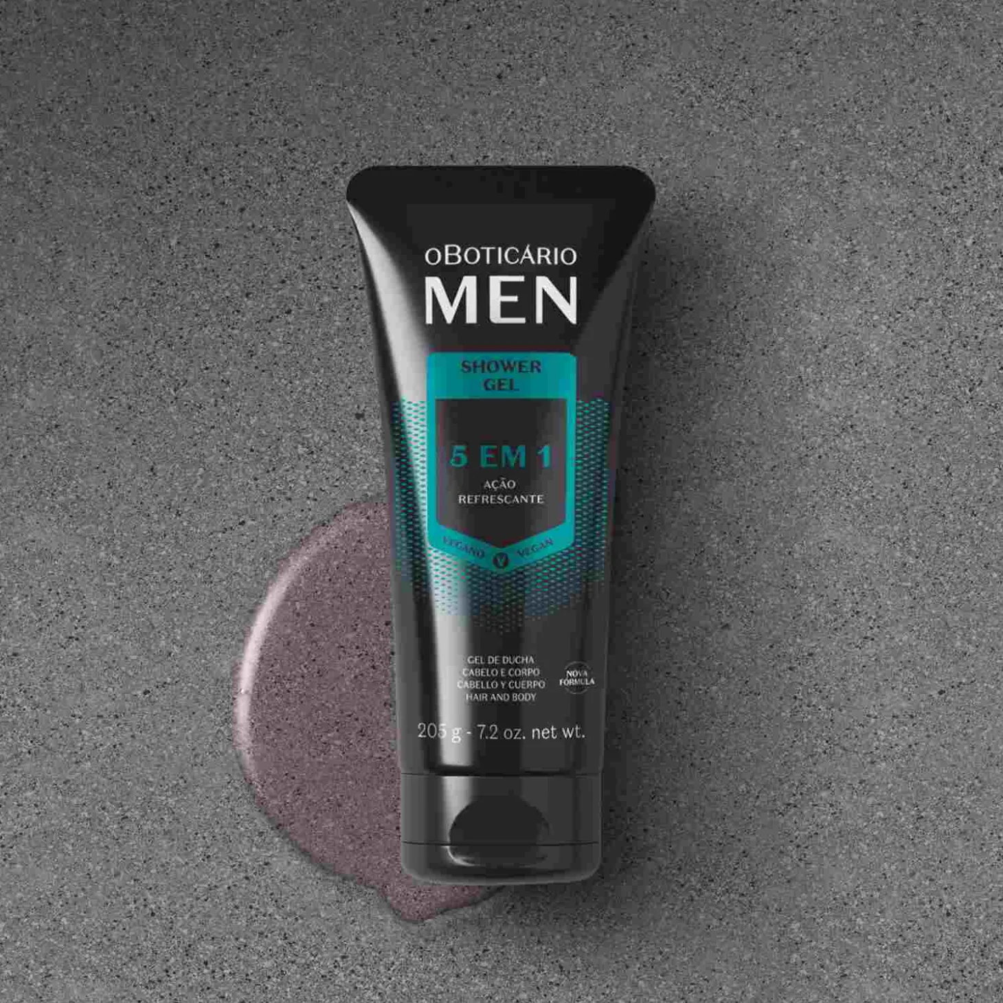Gel de ducha para cuerpo y barba 3 en 1 205G MEN
