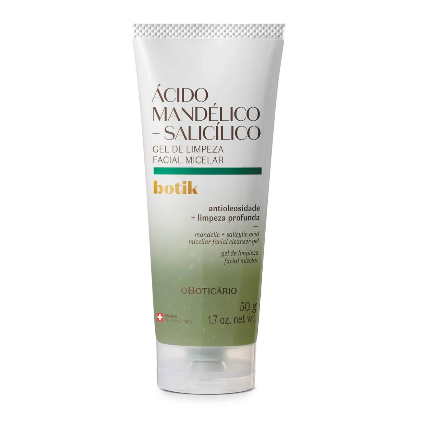 Gel de limpieza facial micelar acido madélico+Salicílico 50G Botik