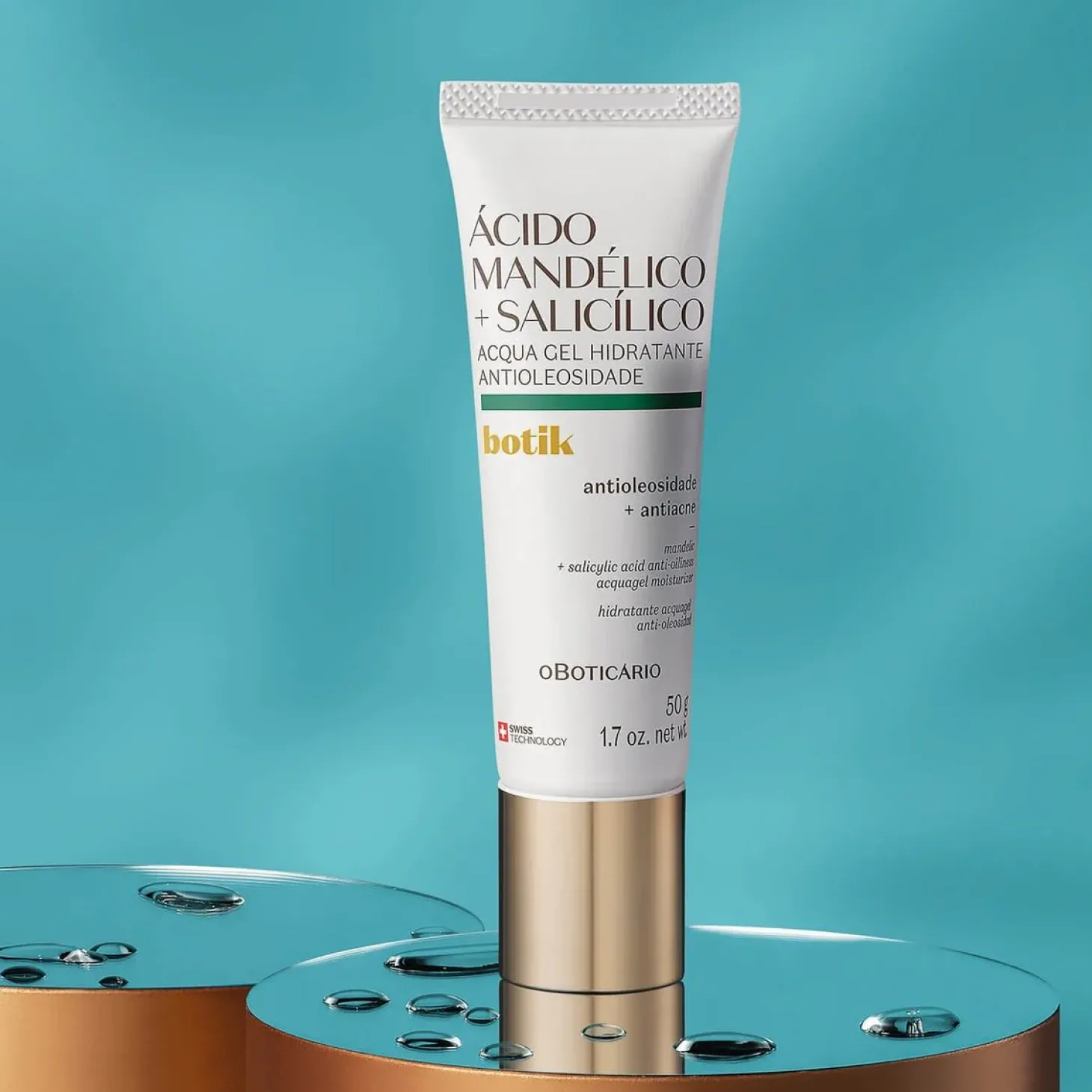 GEL HIDRATANTE FACIAL ACIDO MANDELICO+SALICILICO 50G ACQUA BOTIK