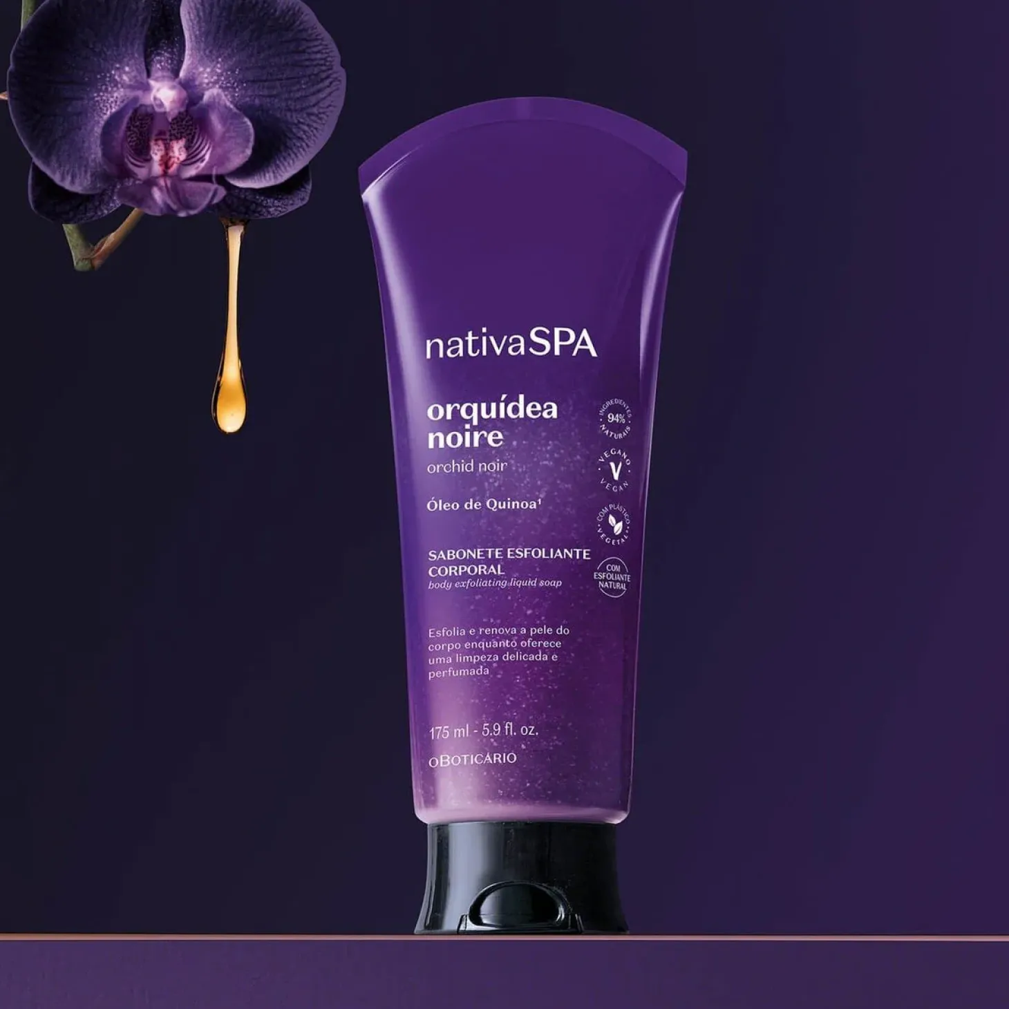 JABÓN LIQUIDO EXFOLIANTE CORPORAL ORQUIDEA NOIRE NSPA