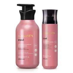 Kit de cuidado corporal loción corporal rose + body splash rose. Nativa Spa