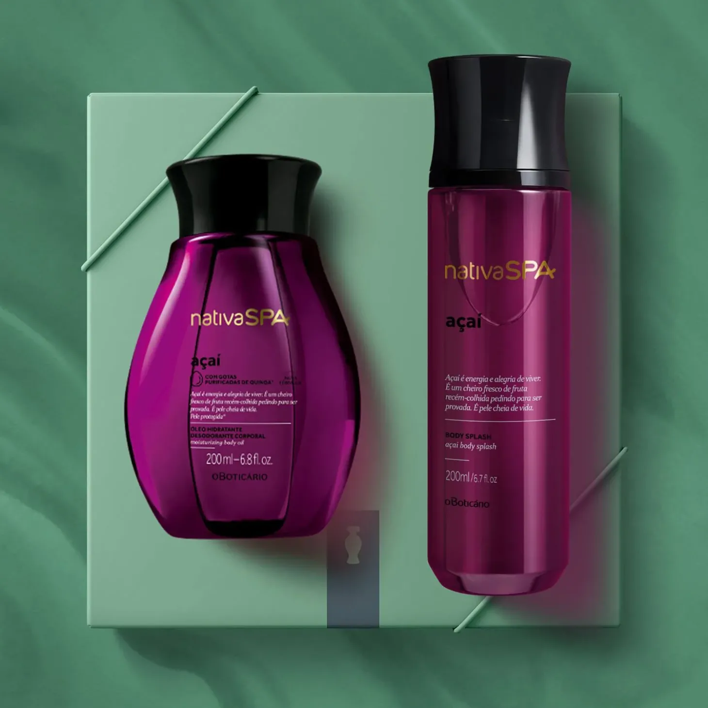 Kit de regalo de amor y amistad cuidado corporal mujer Nativa Spa Açaí