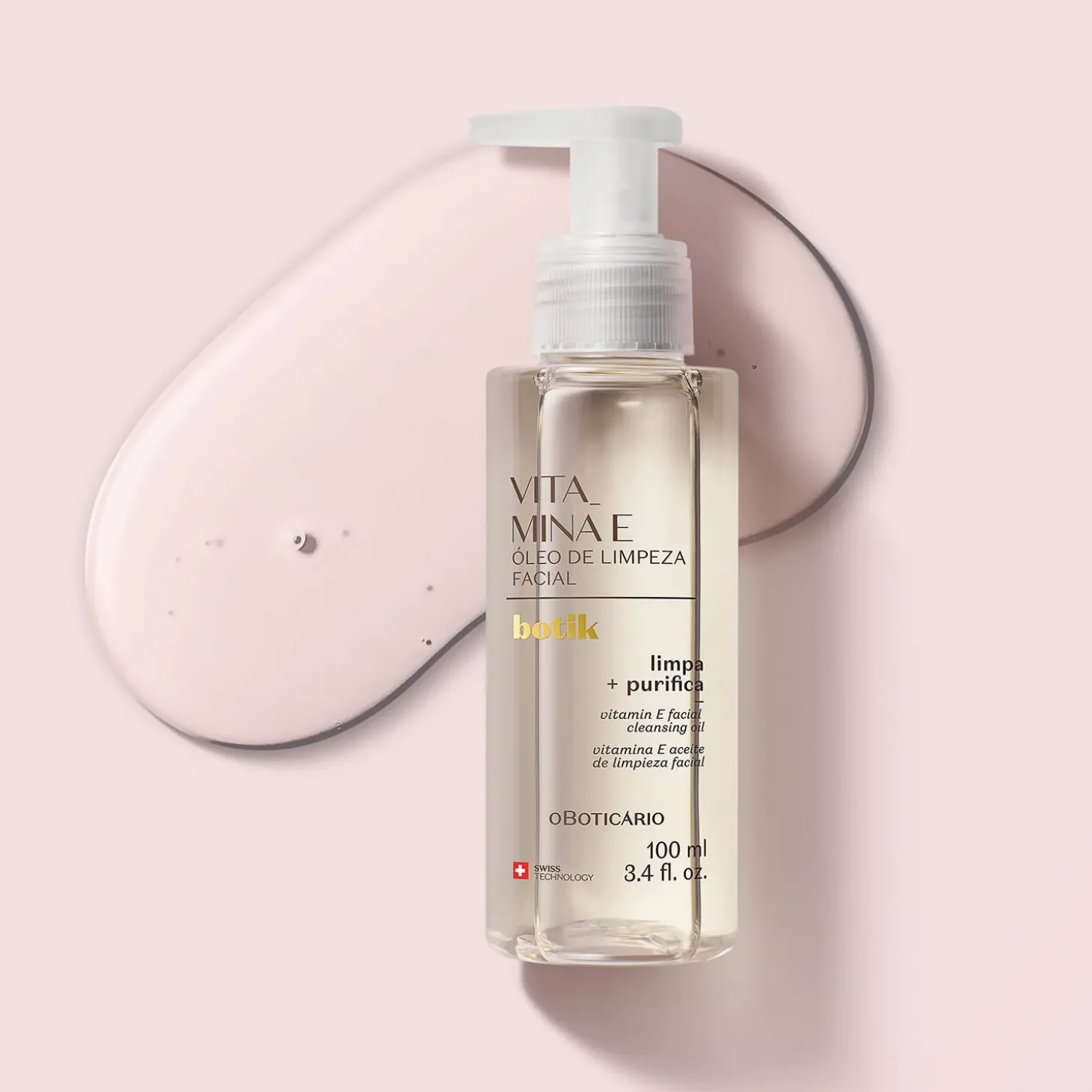 Óleo De Limpieza Facial Vitamina E 100Ml Botik