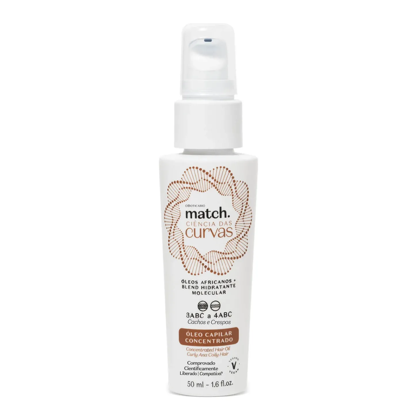 ÓLEO CAPILAR MULTIBENEFICIOS CIENCIA CURVAS 50ml MATCH