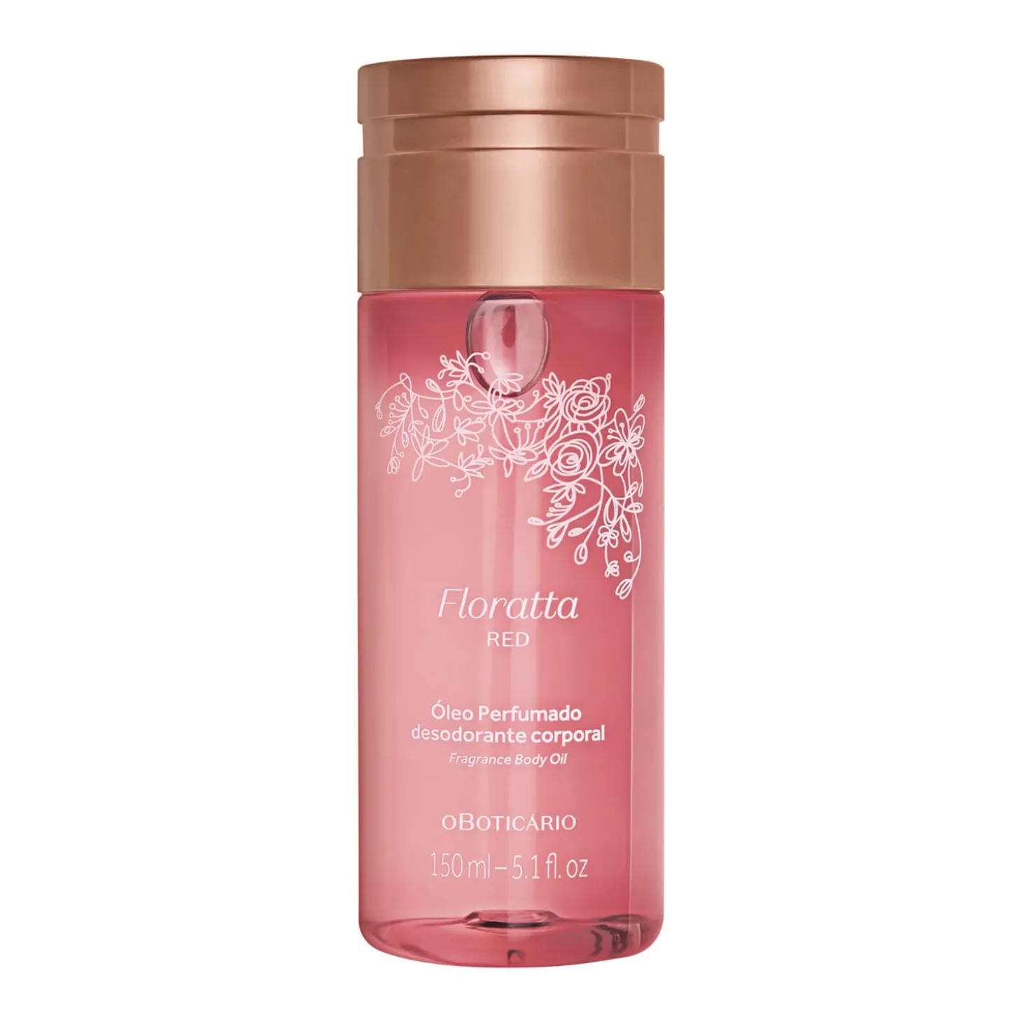 Óleo corporal perfumado Floratta Red 150ml