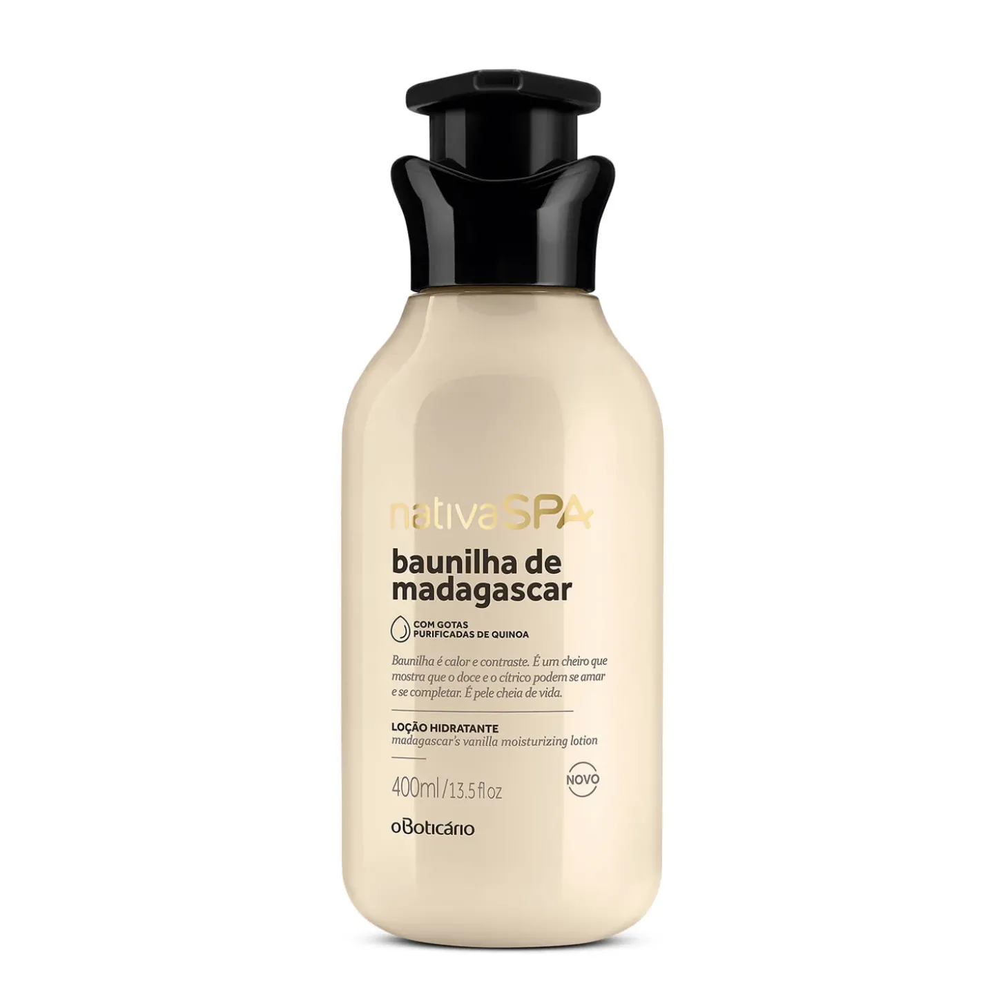 Loción Hidratante Corporal Vainilla De Madagascar 400Ml Nativa SPA