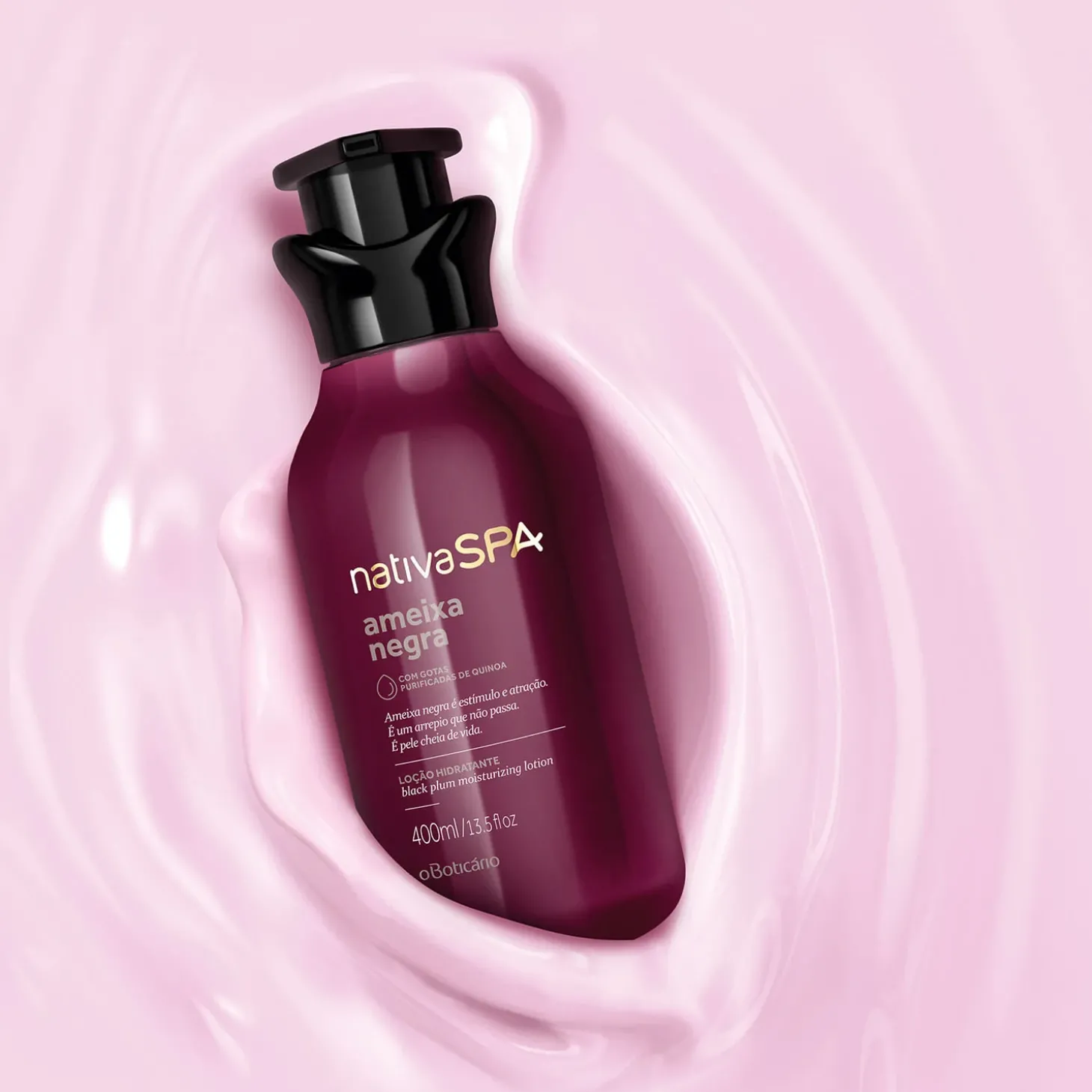 Nspa Locion Hidratante Corporal Ameixa Negra 400Ml