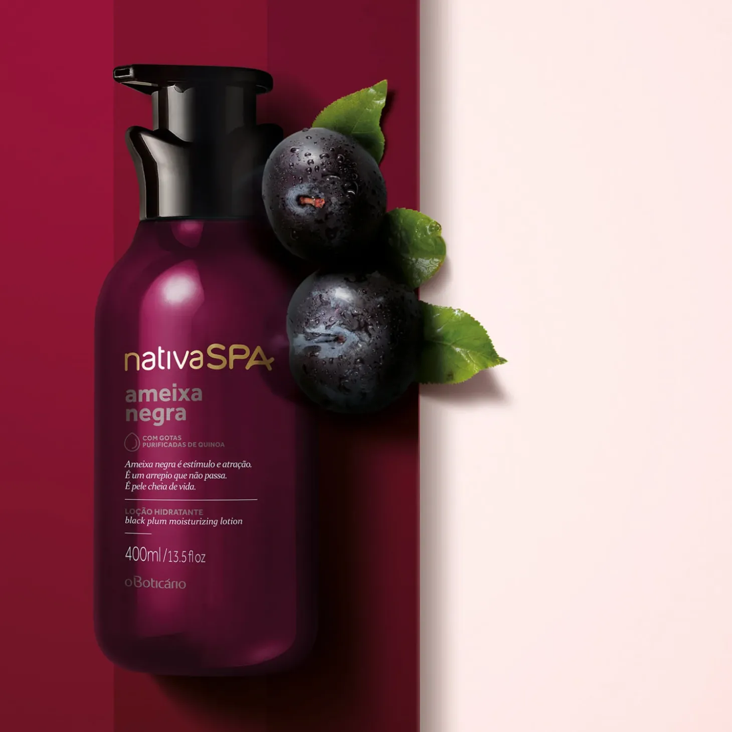 Nspa Locion Hidratante Corporal Ameixa Negra 400Ml