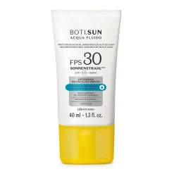 Protector solar facial diario antiseñales fps 30 40ml botisun acqua fluido