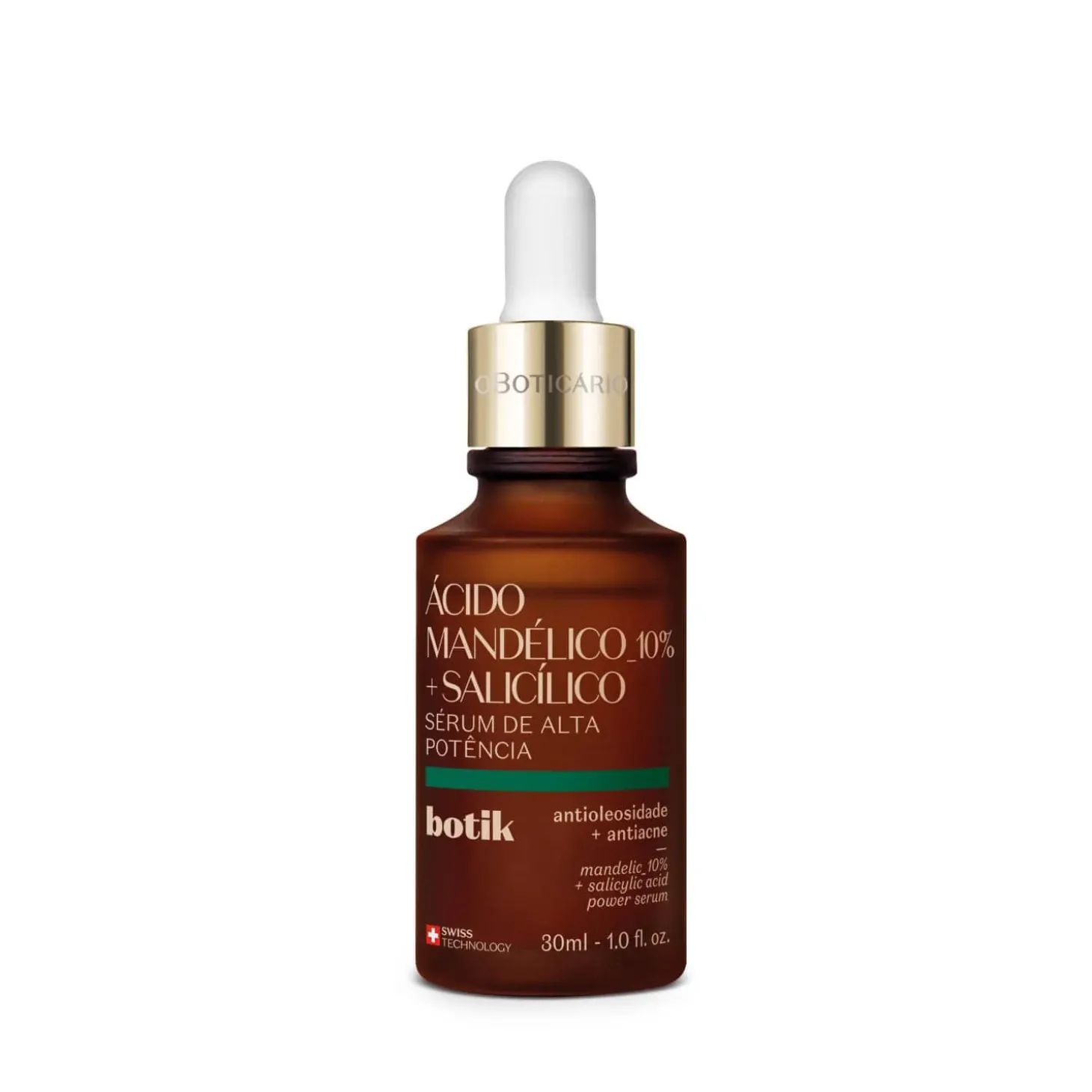 SERUM FACIAL ACIDO MANDELICO + SALICILICO 30ml BOTIK