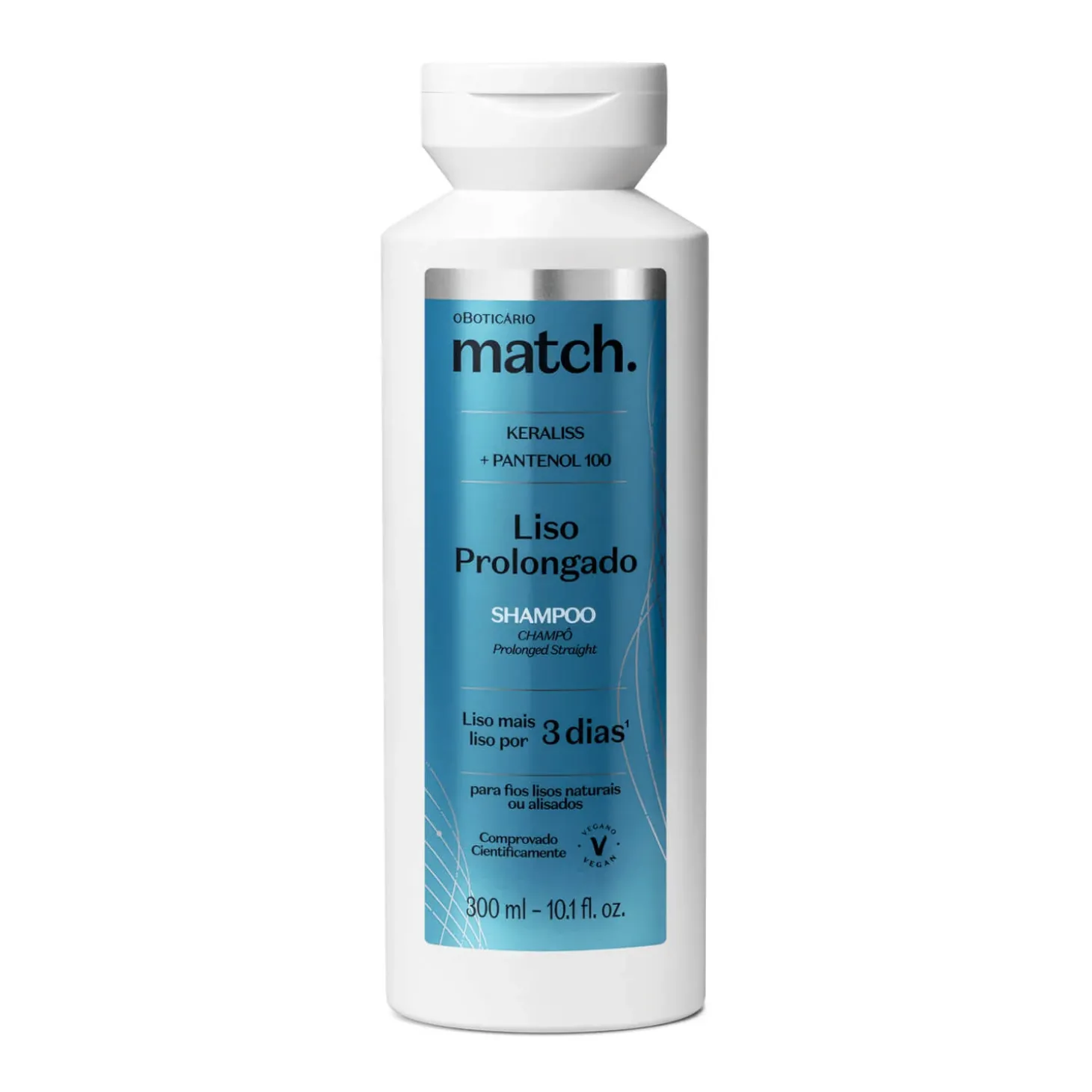 SHAMPOO LISO PROLONGADO 300ML MATCH